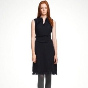 Tory Burch Navy Tweed Dress, Size 0